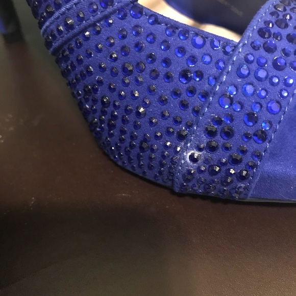 Gianni bini bling blue stilettos - Picture 5 of 7